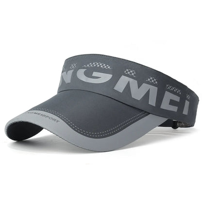 Summer Quick-Dry Open-Top Hat Printed Dingmei Sun Hat For Outdoor Sports, Running, And Casual Baseball Cap