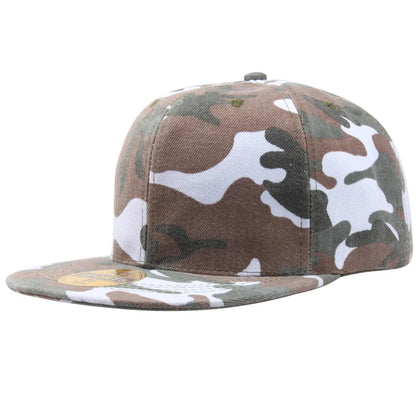 Fashion Unisex Baseball Cap Men Women Hip-hop Flat-brimmed Cap Outdoor Snapback Hat Flat Brim Trendy Leisure Adjustable Sun Hats