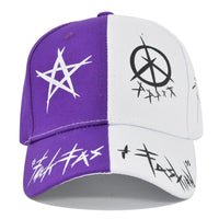 purple and white