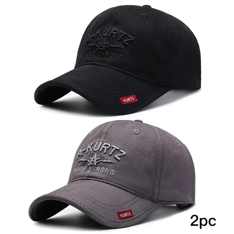 Spring New Baseball Cap Men's Korean Version Trendy Cap Outdoor Embroidery Sunhat Women's Sunscreen Cap Red Label Small A