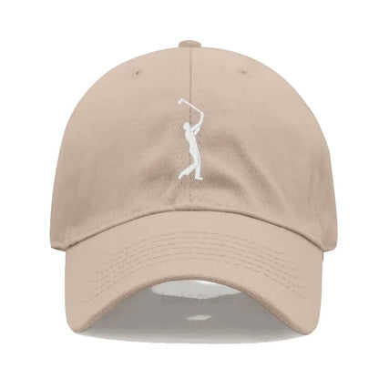 Play Golf Embroidery Baseball Cap For Men Women Washed Cotton Dad Hat Adjustable Unisex Casual Sports Caps