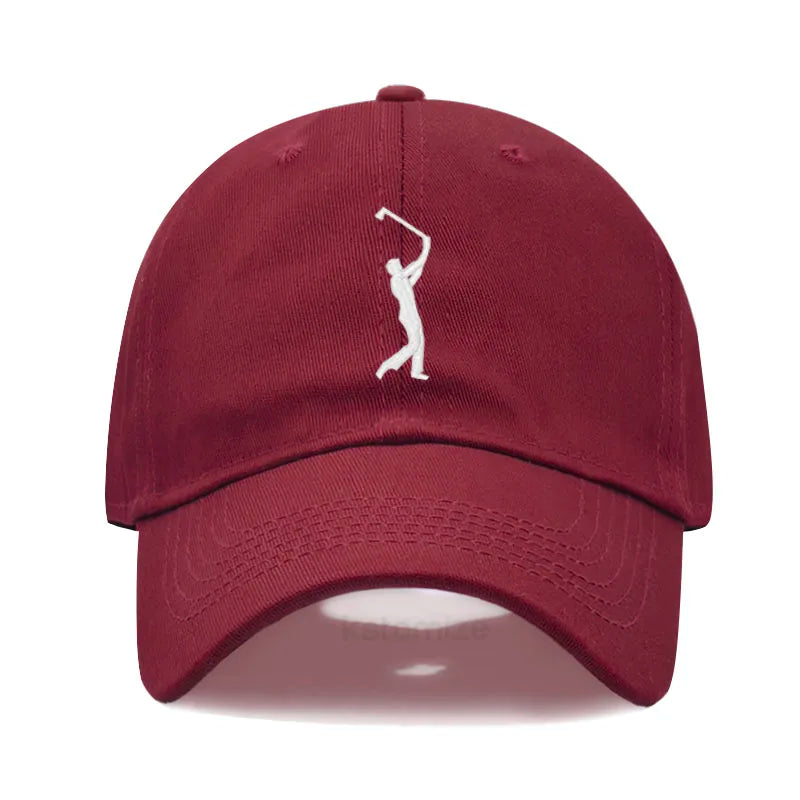 Play Golf Embroidery Baseball Cap For Men Women Washed Cotton Dad Hat Adjustable Unisex Casual Sports Caps