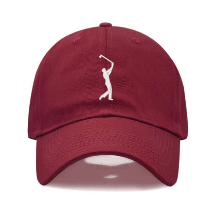 Play Golf Embroidery Baseball Cap For Men Women Washed Cotton Dad Hat Adjustable Unisex Casual Sports Caps