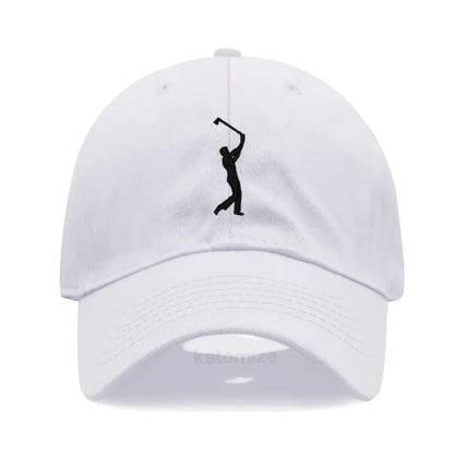 Play Golf Embroidery Baseball Cap For Men Women Washed Cotton Dad Hat Adjustable Unisex Casual Sports Caps