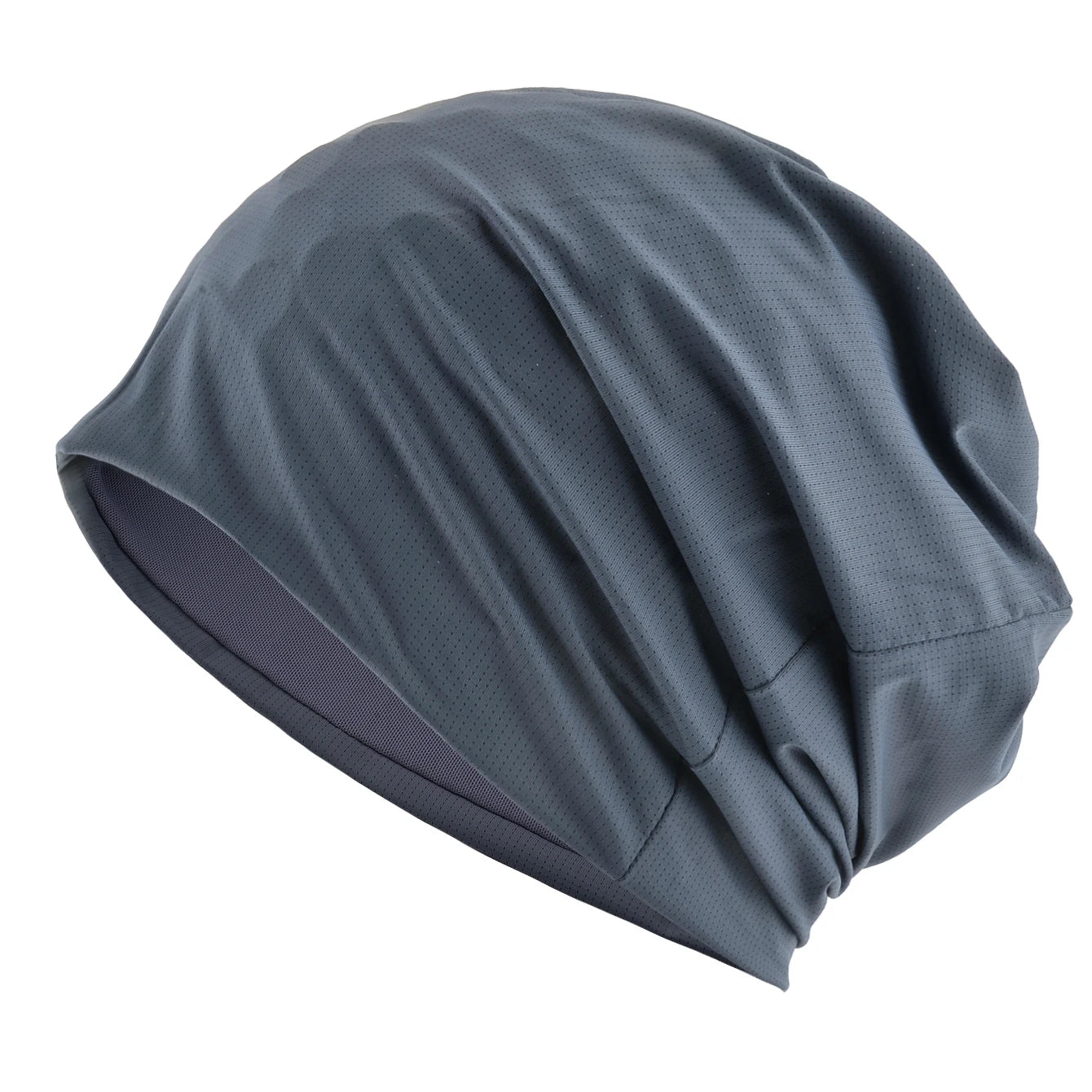Spring Summer Unisex Skullies Beanies Double-Layer Breathable Mesh Soft Cool-Touch Solid Hat Men Outdoor Casual Sports Hat Women