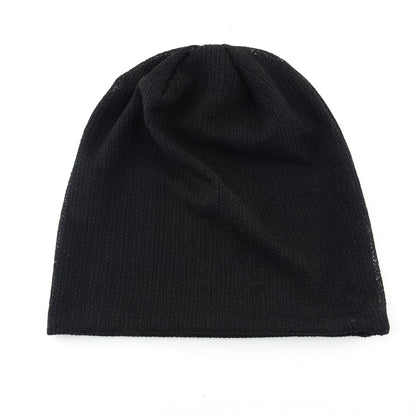 Unisex Knit Thin Slouchy Beanie Stretchy Breathable Classic Pull-On Hat For Spring Summer Daily Outdoor Sports Casual Hats