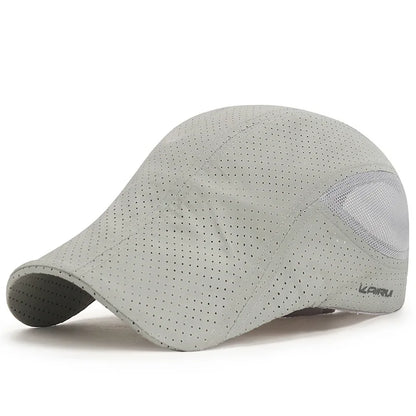 New Laser Perforated Breathable Forward Hat For Men's Sunshade Bailey Cap In Summer