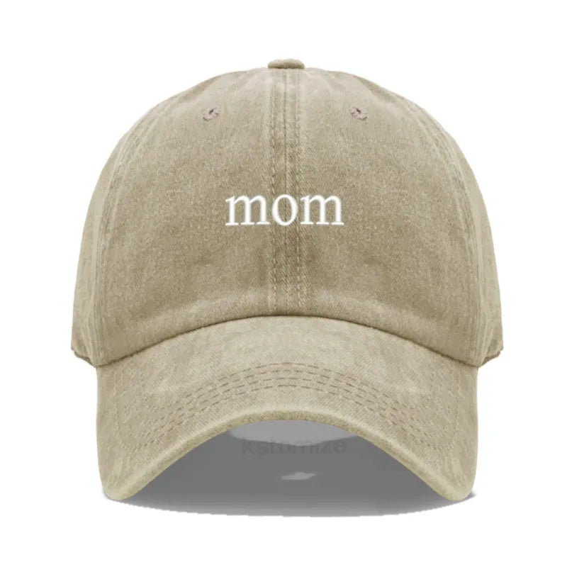 New dad mom Embroidery Soft Cotton Baseball Cap Fashion Women Men Hat Sport Visors Snapback Cap Sun Hat Breathable Outdoor Caps