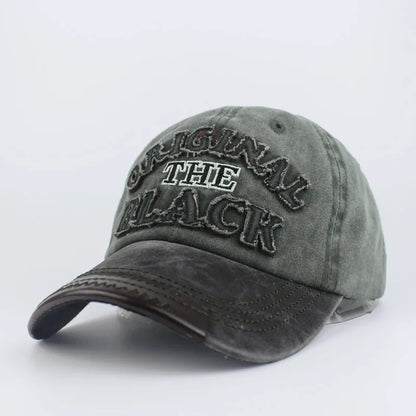 New Retro Letter Embroidery Baseball Caps Women Men Snapback Hip Hop Hat Cotton Adjustable Spring Summer Outdoor Casual Sun Hats