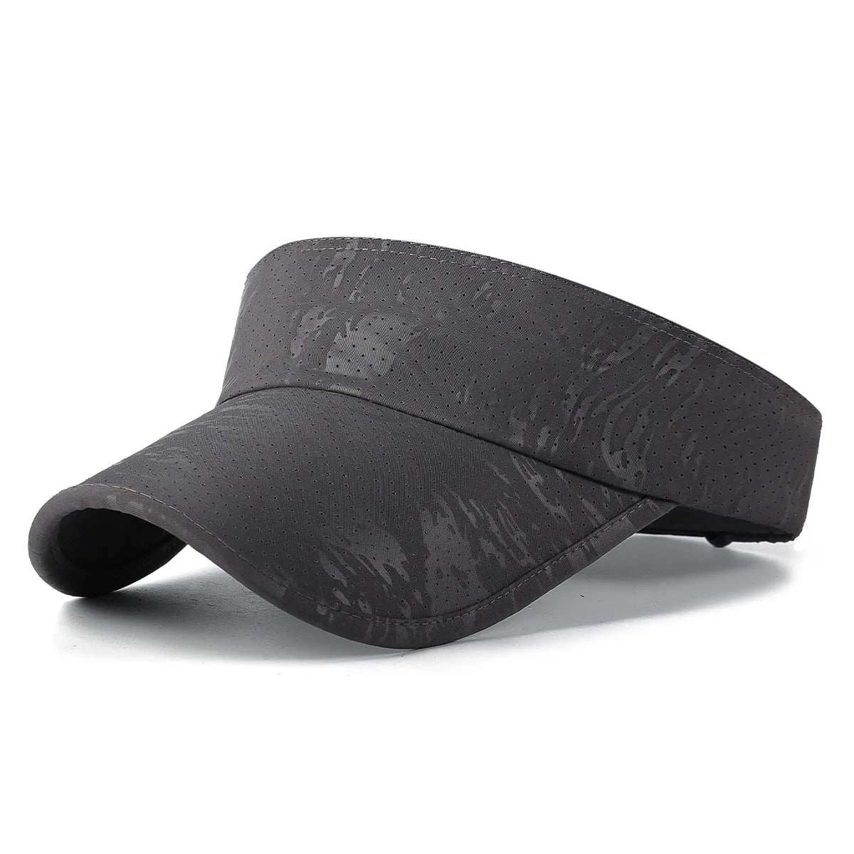 Summer new style plain extended brim sun protection open-top hat, outdoor sports perforated sun-shading baseball cap, quick-dry
