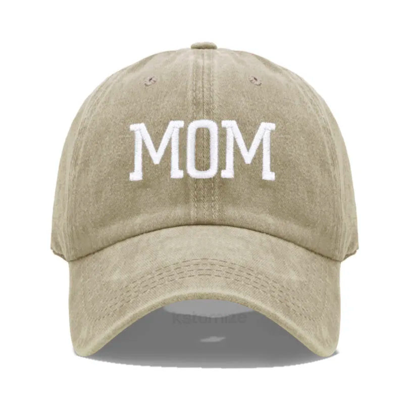 DAD MOM Embroidery Baseball Cap Fashion Women Men Hat Sport Visors Snapback Cap Sun Hat Breathable Outdoor Caps