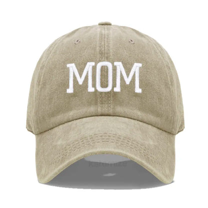 DAD MOM Embroidery Baseball Cap Fashion Women Men Hat Sport Visors Snapback Cap Sun Hat Breathable Outdoor Caps