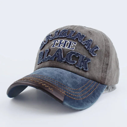 New Retro Letter Embroidery Baseball Caps Women Men Snapback Hip Hop Hat Cotton Adjustable Spring Summer Outdoor Casual Sun Hats