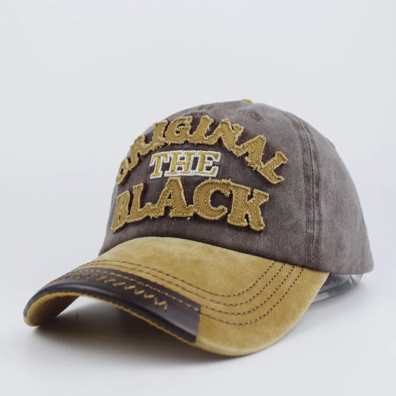 New Retro Letter Embroidery Baseball Caps Women Men Snapback Hip Hop Hat Cotton Adjustable Spring Summer Outdoor Casual Sun Hats