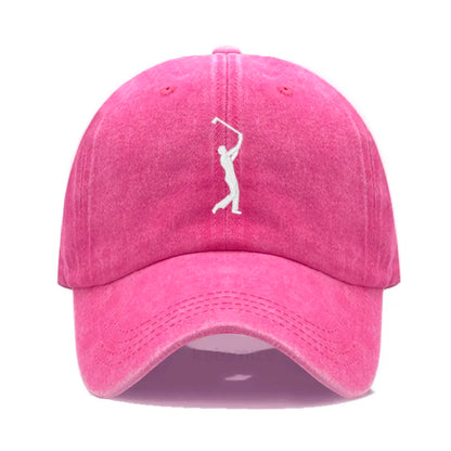 Play Golf Embroidery Baseball Cap For Men Women Washed Cotton Dad Hat Adjustable Unisex Casual Sports Caps