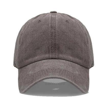 Solid Color Baseball Cap Women's Plain Sport Golf Cap for Man Washed Cotton Dad Hat Sun Hats