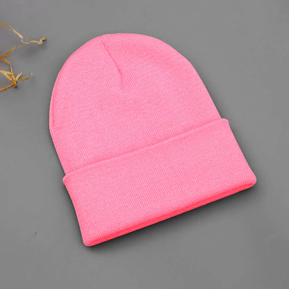 24 Colors Unisex Beanie Hat for Men Women Winter Knit Caps Soft Ski Hats