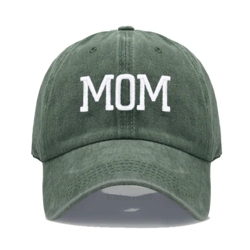 DAD MOM Embroidery Baseball Cap Fashion Women Men Hat Sport Visors Snapback Cap Sun Hat Breathable Outdoor Caps