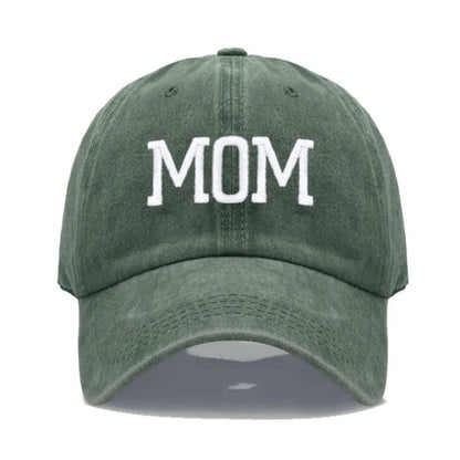 DAD MOM Embroidery Baseball Cap Fashion Women Men Hat Sport Visors Snapback Cap Sun Hat Breathable Outdoor Caps