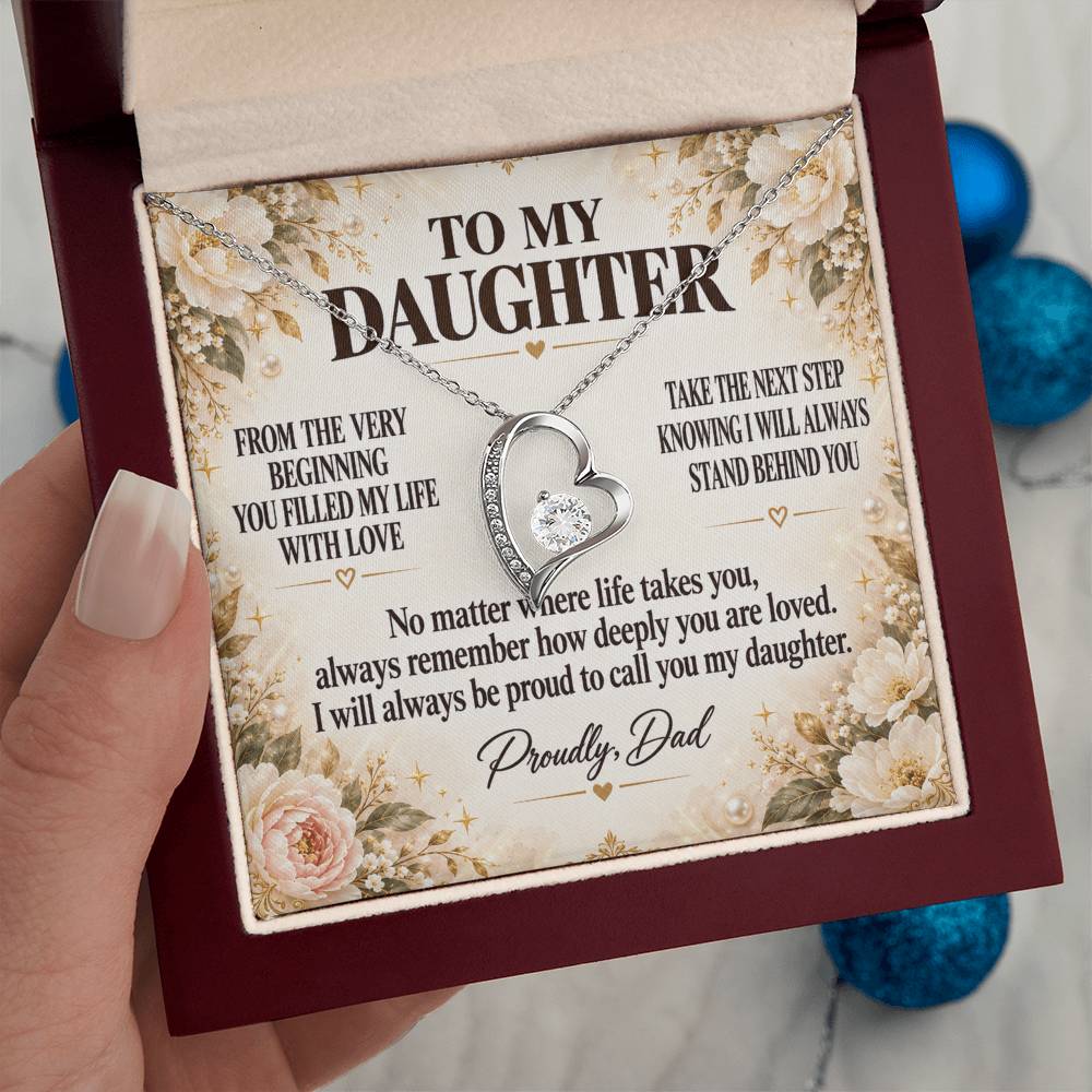 C206 - From The Very Beginning You Filled My Life With Love Pride And Joy - Forever Love Necklace
