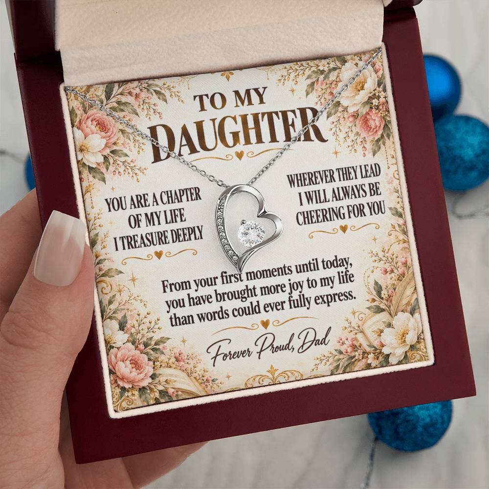 C287 - You Do Not Have To Be Perfect To Make Me Proud You Only Have To Be Yourself - Forever Love Necklace