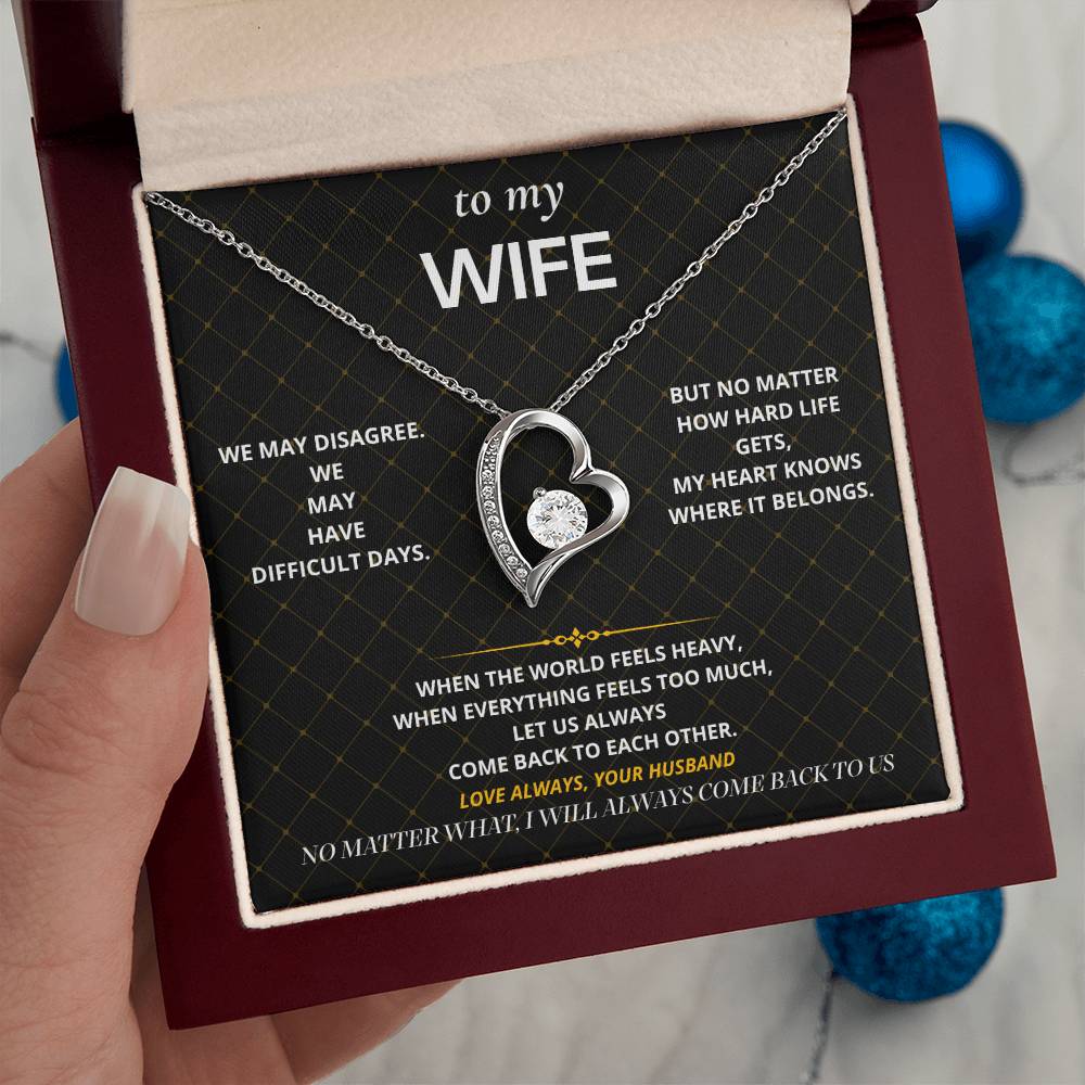 S58 - Always Come Back To Us – Forever Love Necklace From Husband