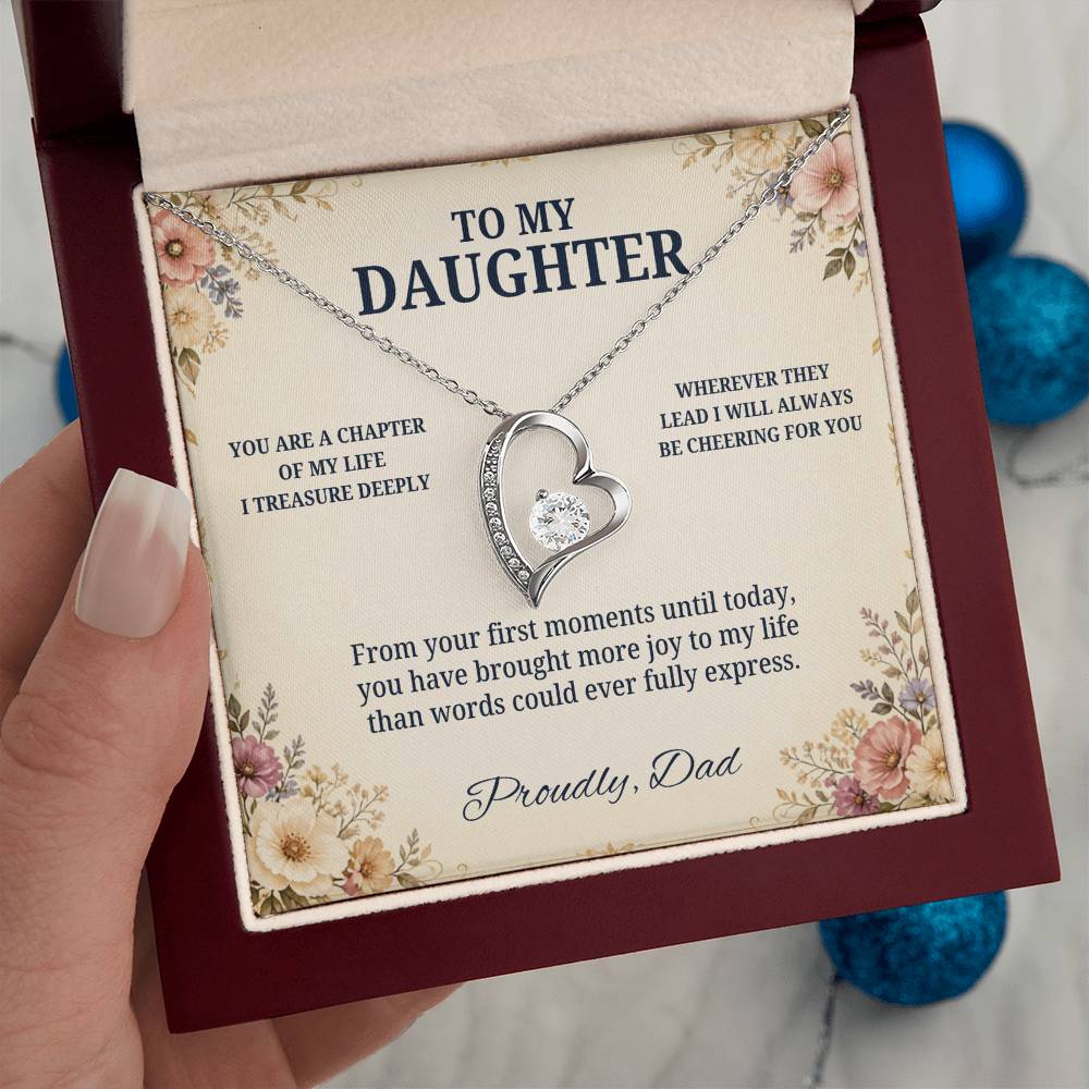 C62 - You Are The Beautiful Chapter Of My Life I Will Always Read With Pride - Forever Love Necklace