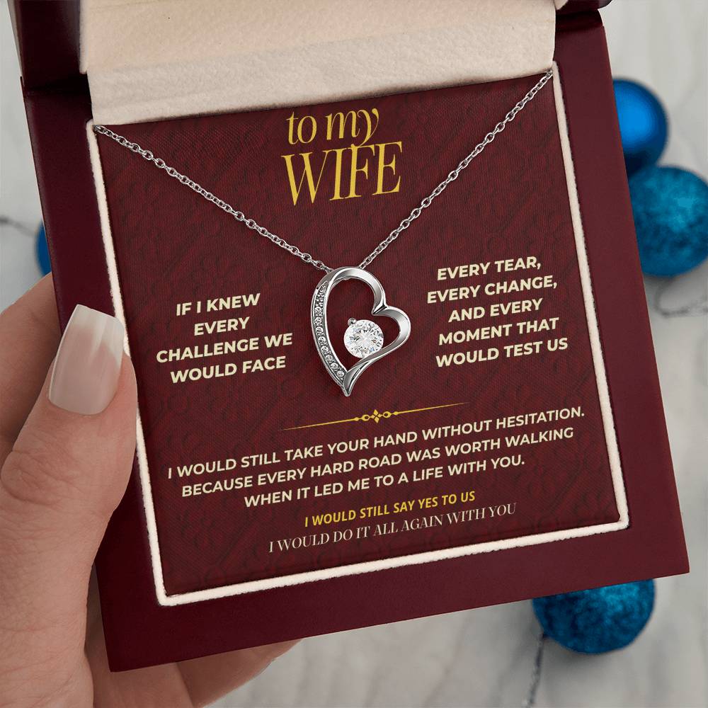 S120 - If I Had To Do It All Again – Forever Love Necklace From Husband
