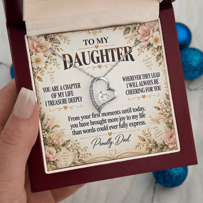 C262 - You Are The Beautiful Chapter Of My Life I Will Always Read With Pride - Forever Love Necklace