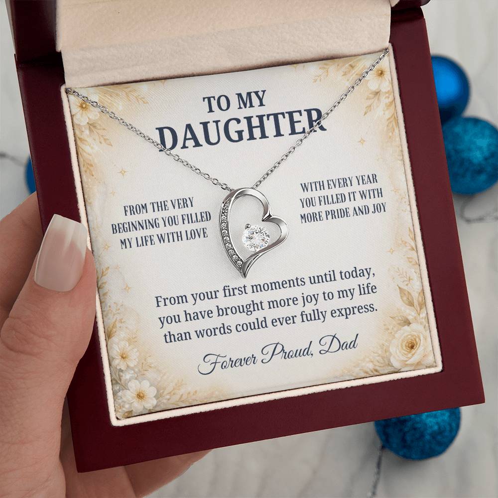 C6 - From The Very Beginning You Filled My Life With Love Pride And Joy - Forever Love Necklace