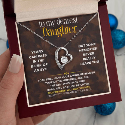 S257 - I’ll Always Remember The Sound Of Your Laugh – Forever Love Necklace From Dad