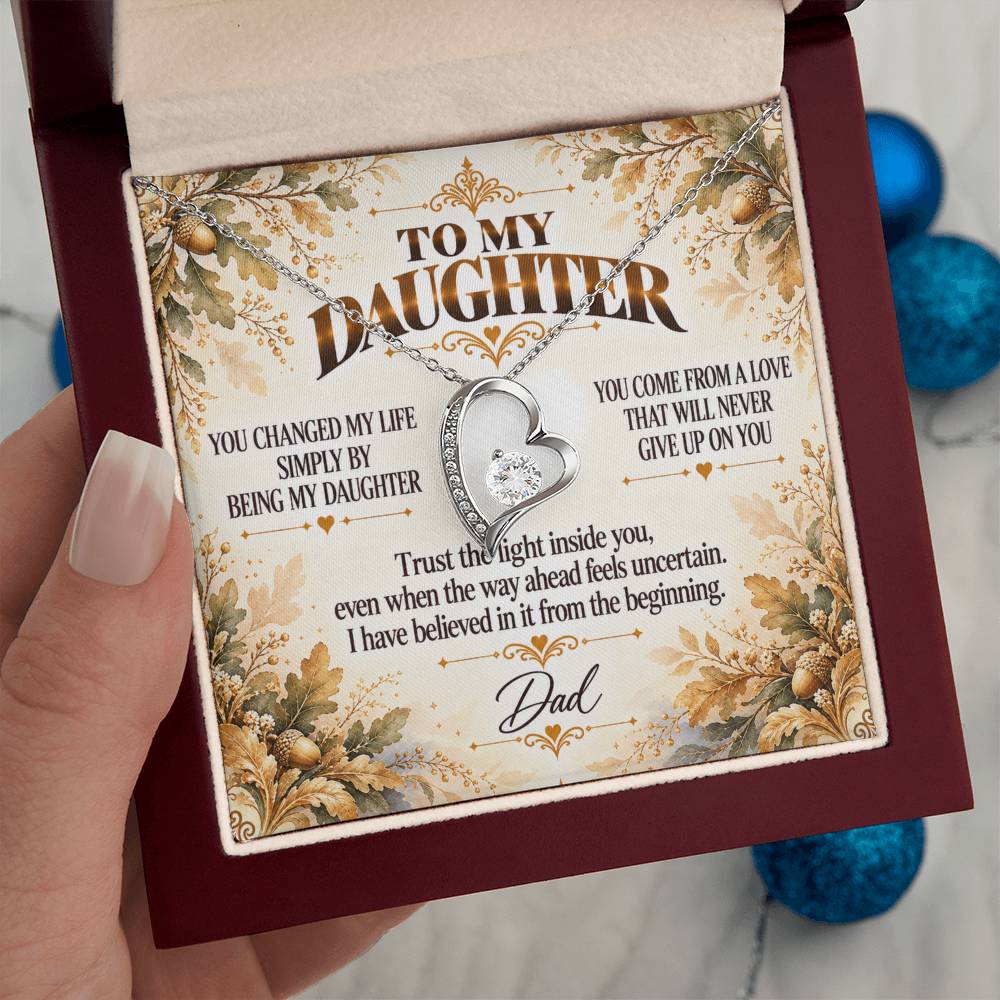 C420 - You Made Me A Better Man Simply By Giving Me The Honor Of Being Your Dad - Forever Love Necklace