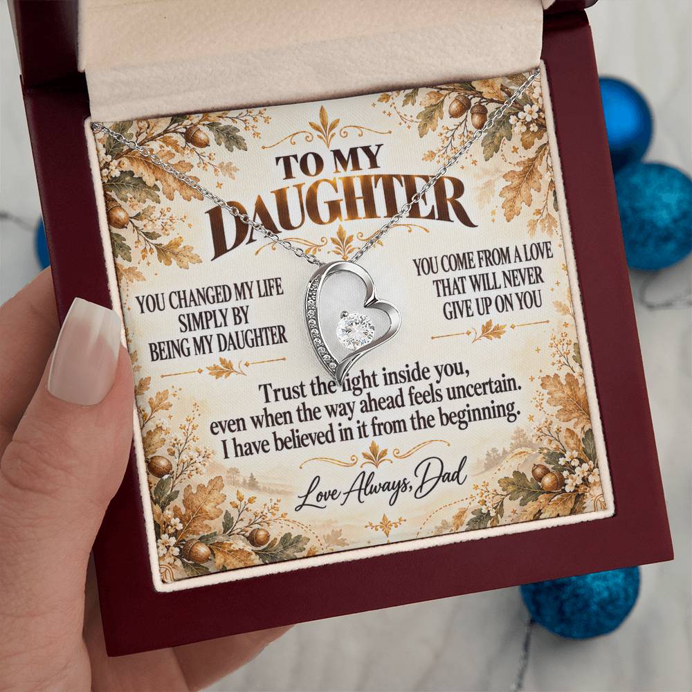 C320 - You Made Me A Better Man Simply By Giving Me The Honor Of Being Your Dad - Forever Love Necklace