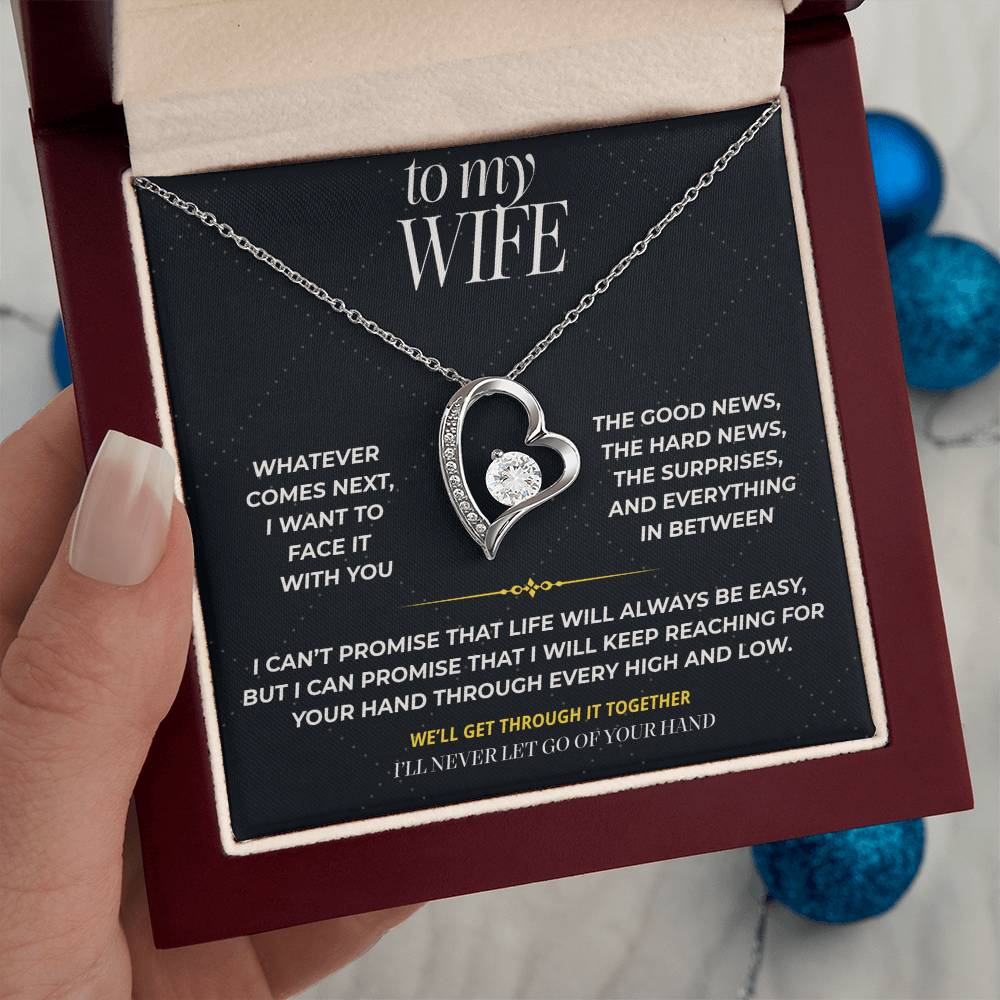S95 - I’ll Hold Your Hand Through It All – Forever Love Necklace From Husband