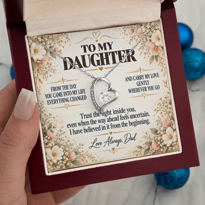 C240 - If You Ever Forget How Special You Are Remember Dad Has Never Forgotten For A Single Day - Forever Love Necklace