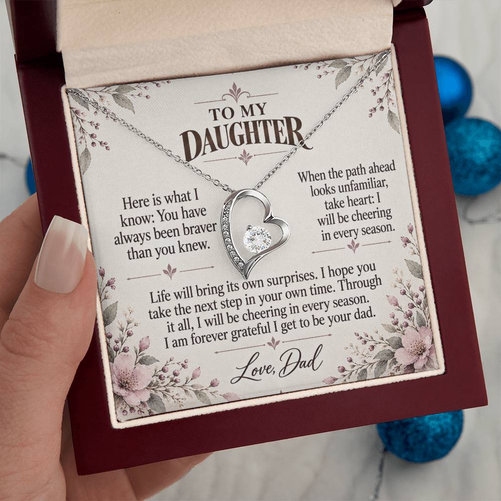C510 - The First Steps We Cheered And The Words I Hope You Always Remember - Forever Love Necklace