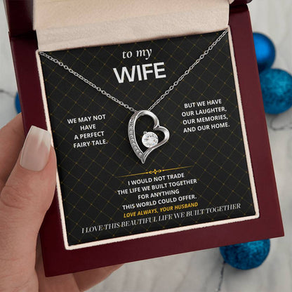 S64 - I Love Our Little Life – Forever Love Necklace From Husband