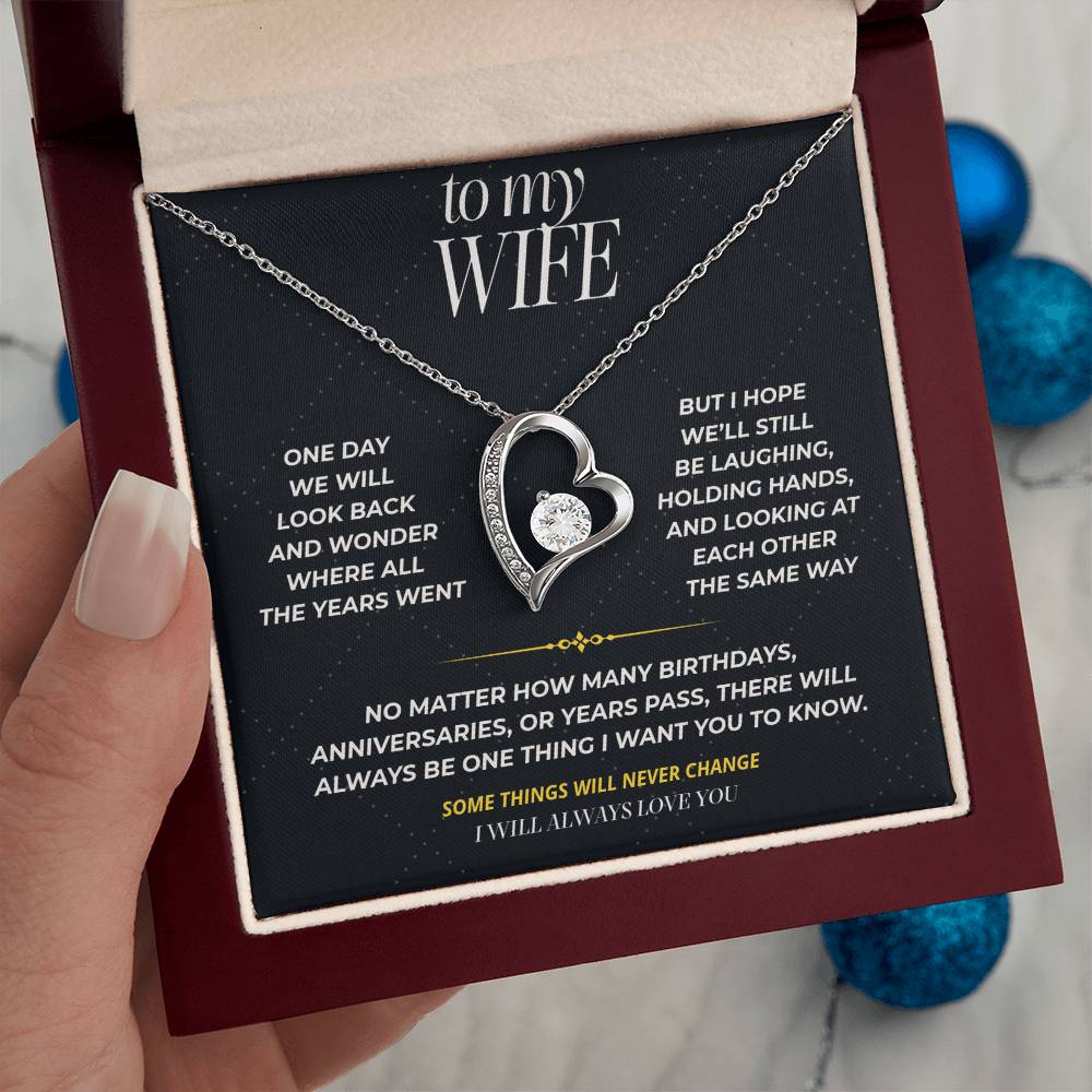 S99 - No Matter How Many Years – Forever Love Necklace From Husband