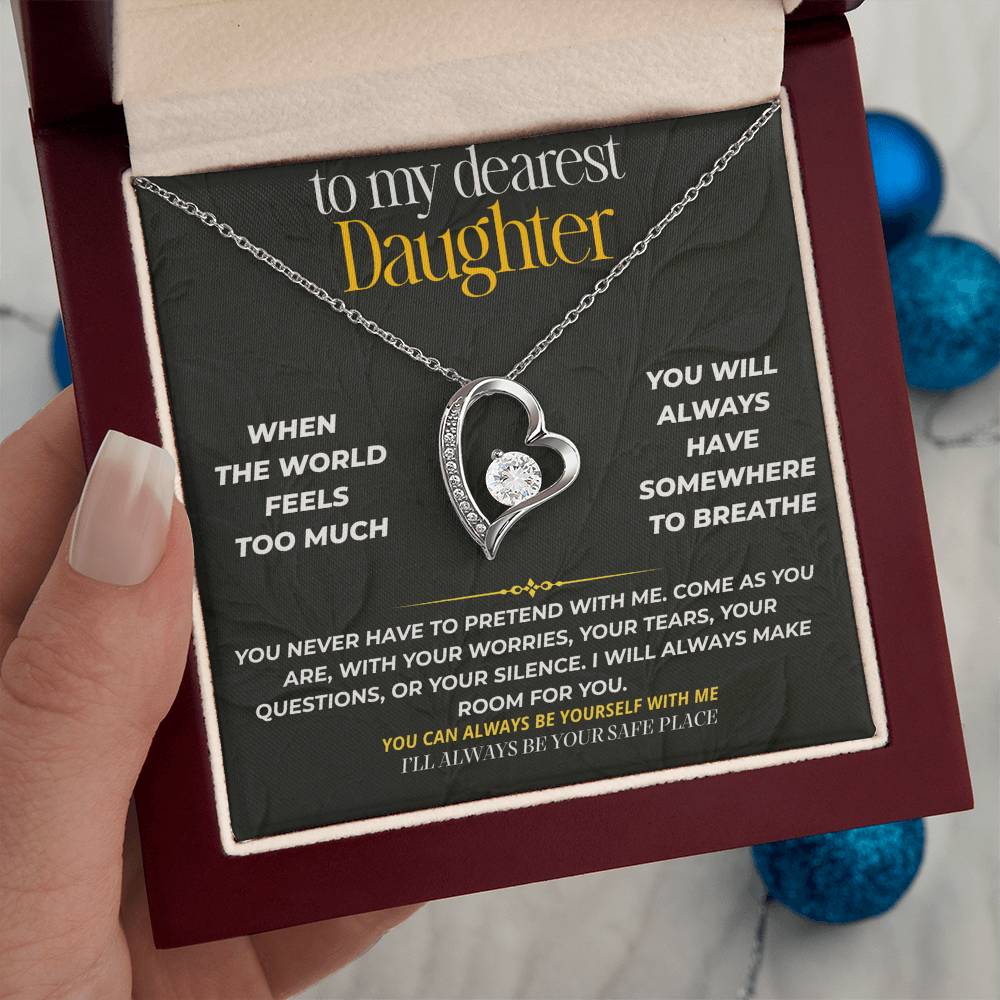 S224 - I’ll Always Be Your Safe Place – Forever Love Necklace From Dad