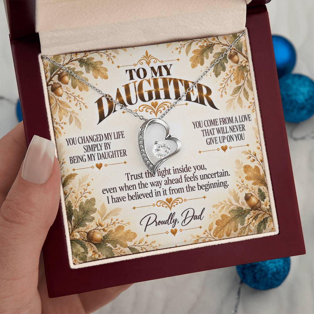 C470 - You Made Me A Better Man Simply By Giving Me The Honor Of Being Your Dad - Forever Love Necklace