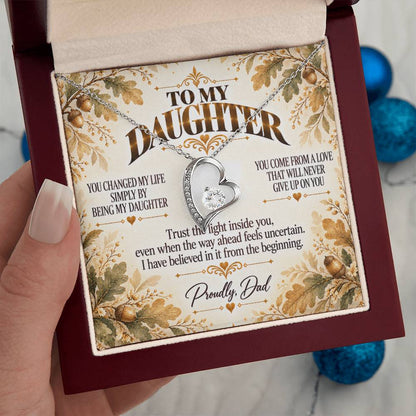 C470 - You Made Me A Better Man Simply By Giving Me The Honor Of Being Your Dad - Forever Love Necklace