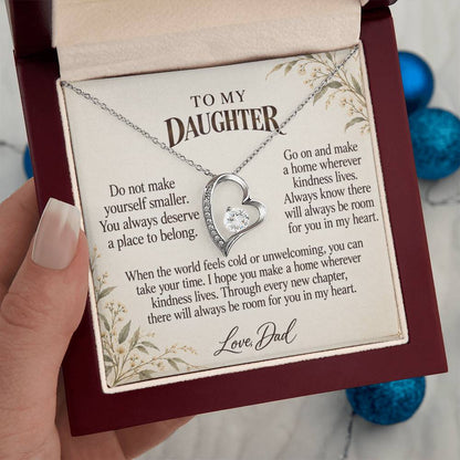 C527 - The Front Door Is Always Open And A Promise To Carry Into New Chapters - Forever Love Necklace