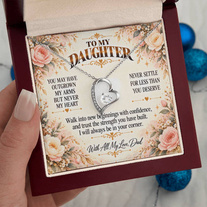 C429 - Your Life Is Yours To Create And I Will Always Be Proud Of The Woman You Become - Forever Love Necklace