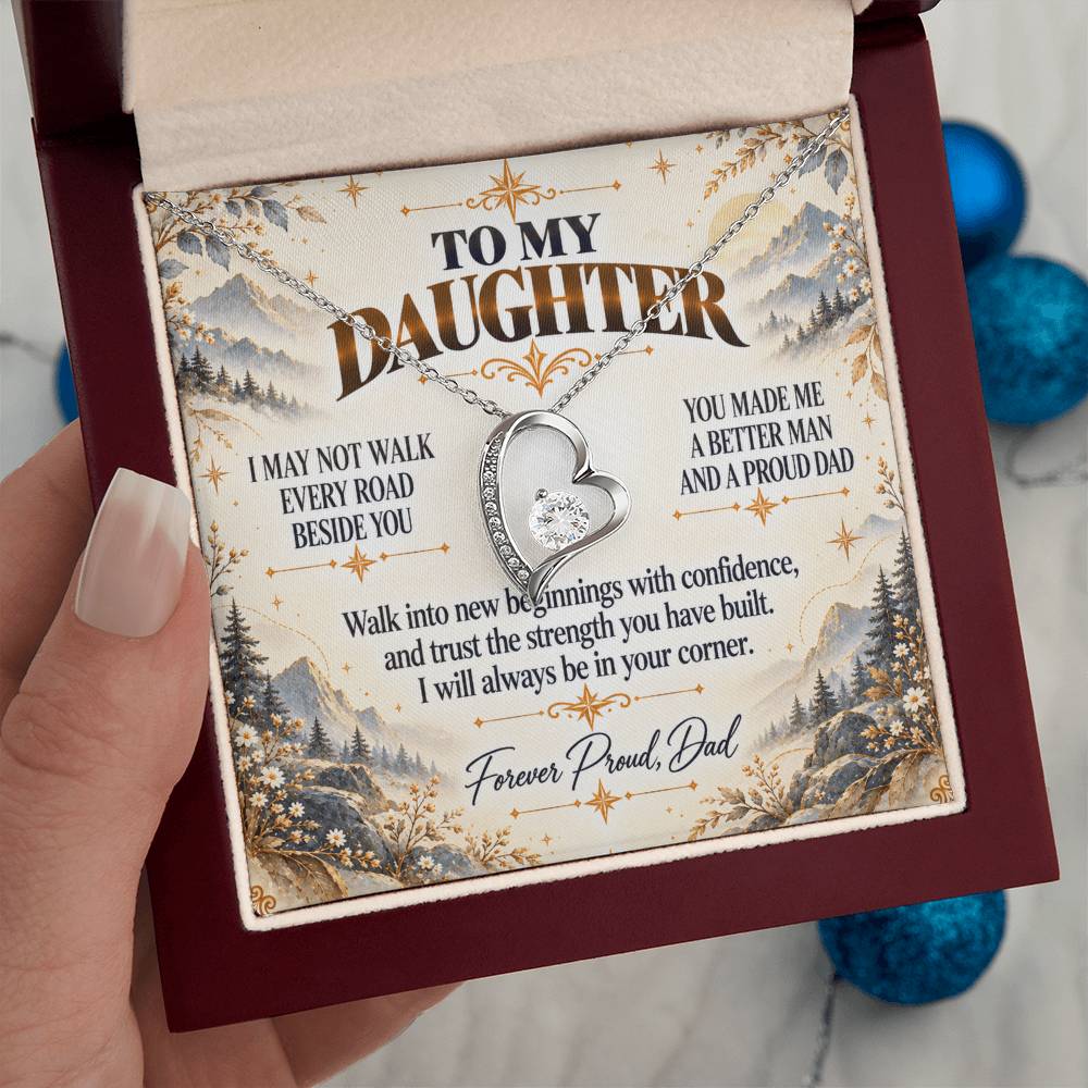 C399 - The Greatest Gift Life Gave Me Was The Chance To Love You As Your Dad - Forever Love Necklace