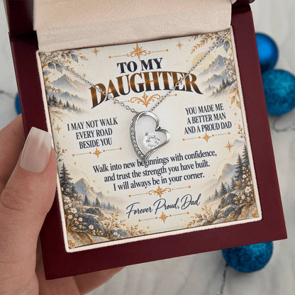 C399 - The Greatest Gift Life Gave Me Was The Chance To Love You As Your Dad - Forever Love Necklace