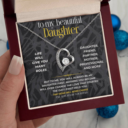 S280 - I’ll Always Be Your Dad Before Anything Else – Forever Love Necklace From Dad