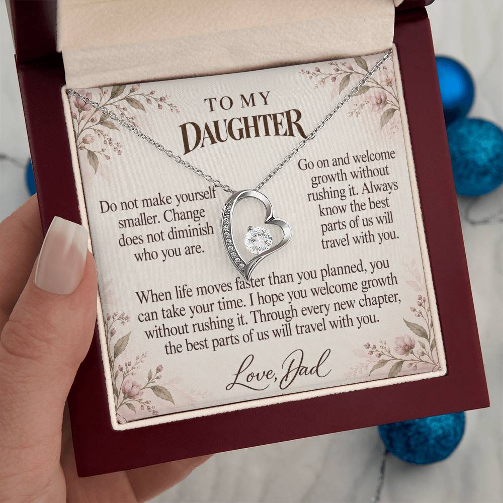 C682 - The Seasons Of Growing Up And A Promise To Carry Into New Chapters - Forever Love Necklace