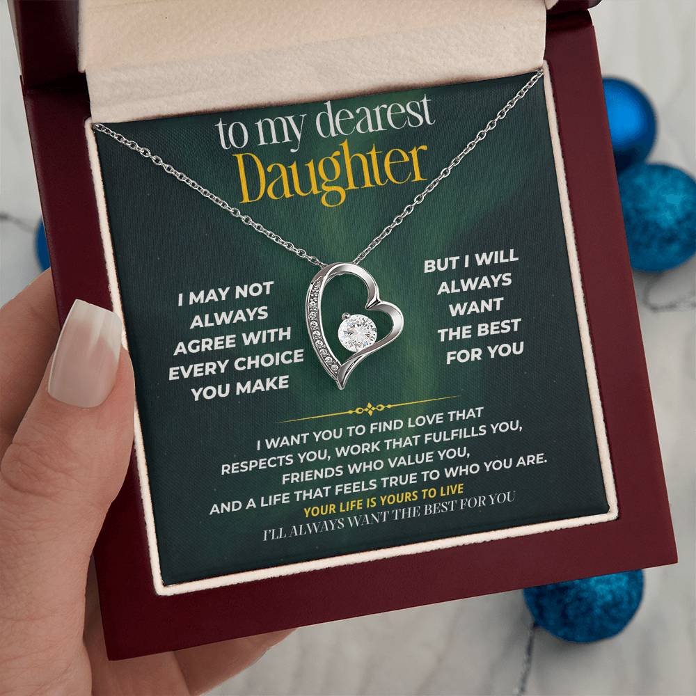 S246 - I’ll Always Want The Best For You – Forever Love Necklace From Dad