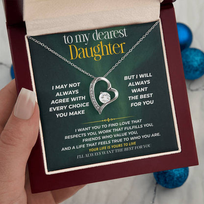 S246 - I’ll Always Want The Best For You – Forever Love Necklace From Dad