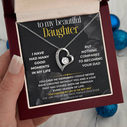 S289 - You Are One Of The Best Things That Ever Happened To Me – Forever Love Necklace From Dad